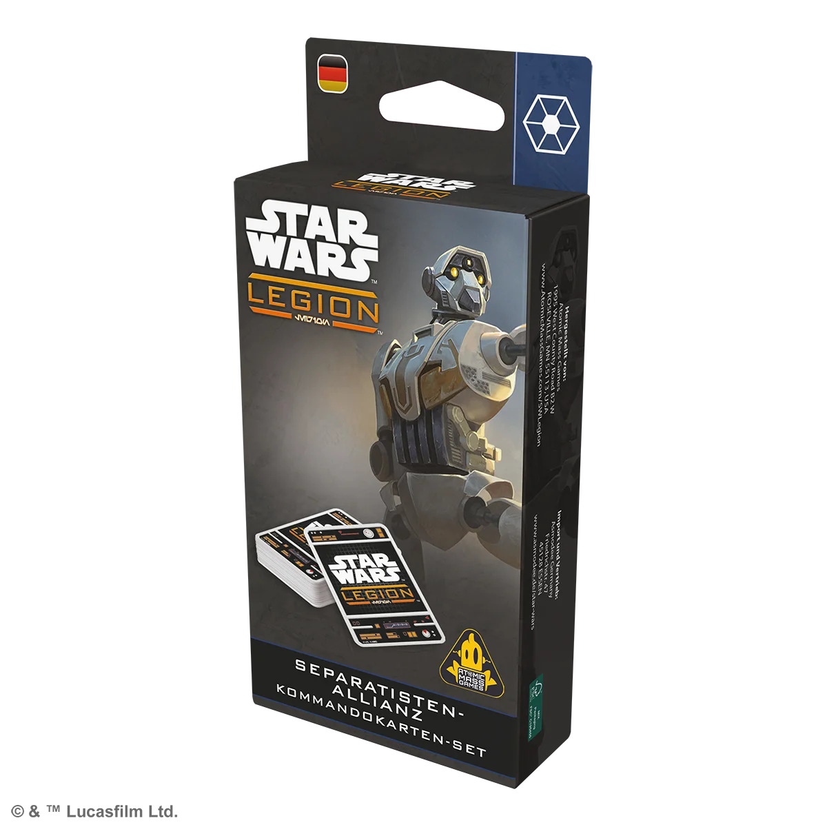 Preorder - Star Wars: Legion – Separatisten-Allianz Kommandokarten-Set