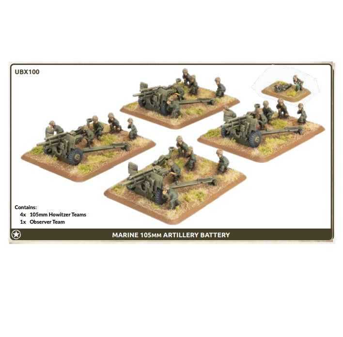 Preorder - Marine 105mm Artillery Battery (x4)
