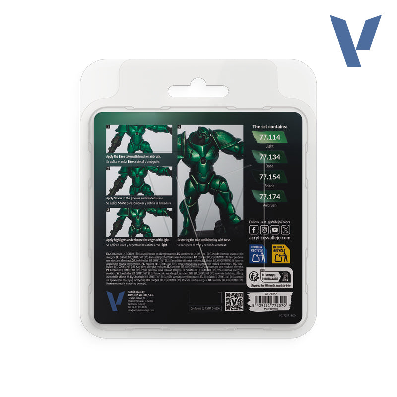 TMM PAINT SET Dusken Green von Vallejo