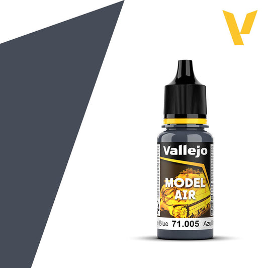 Vallejo Model Air: 005 Intermediate Blue, 17 ml
