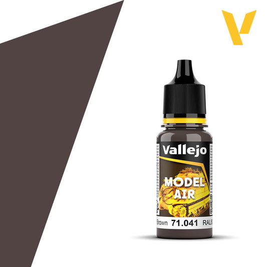 Vallejo Model Air: 041 Tank Brown, 17 ml