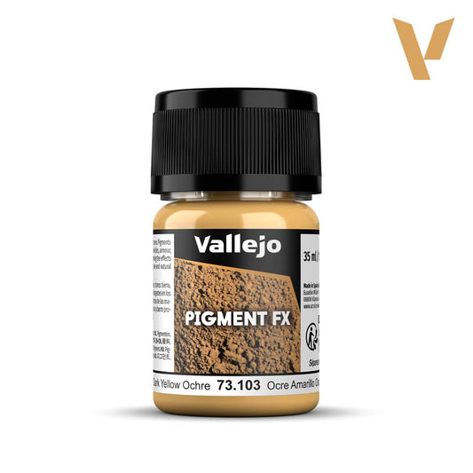 Vallejo Pigment Dark Yellow Ocre 30ml