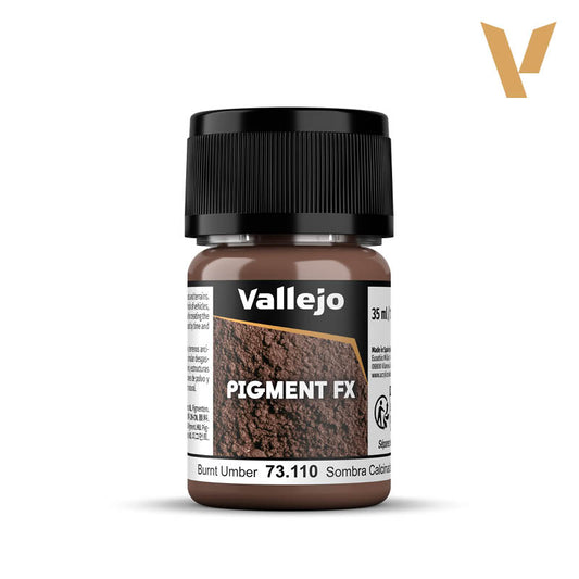 Vallejo Pigment Burnt Umber 30ml