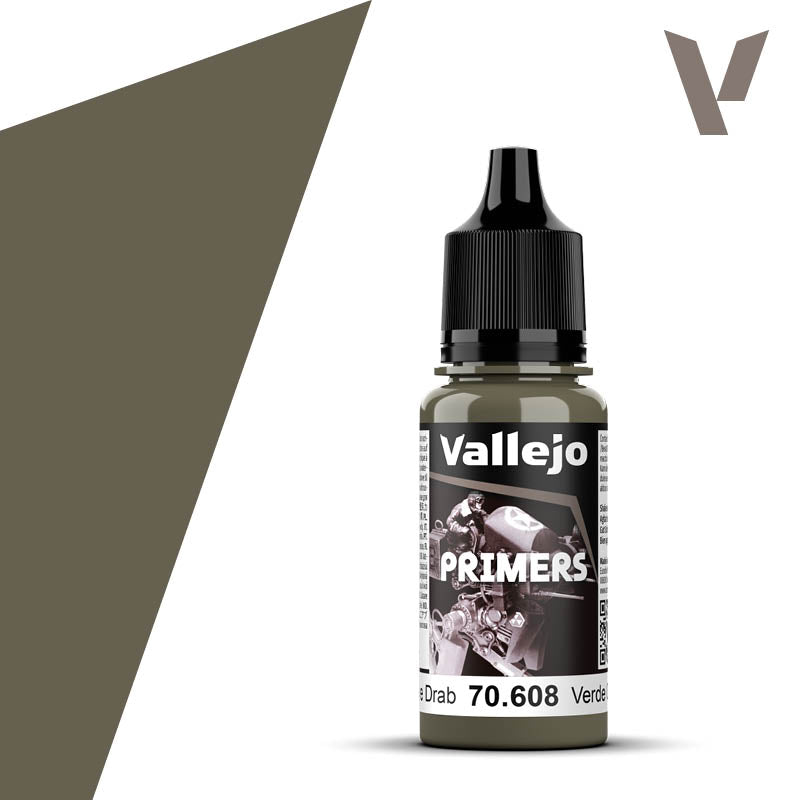 Vallejo Surface Primer USA Olive Drab 17 ml
