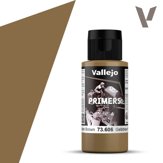 Vallejo Surface Primer German Green Brown (RAL8000) 60ml