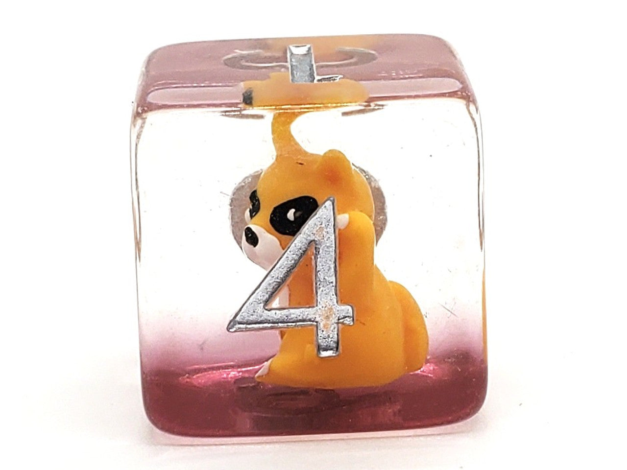Animal Kingdom Cat Yellow Dice Set (7)