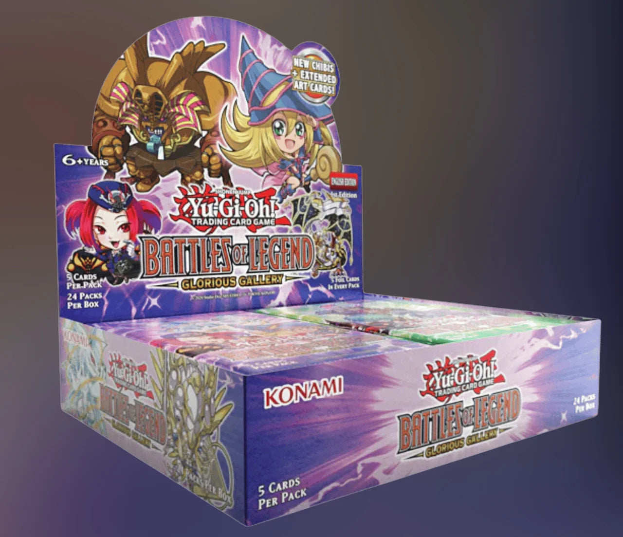 Preorder - YGO TCG - Battles of Legend: Glorious Gallery Booster Display (24 Boosters) - DE