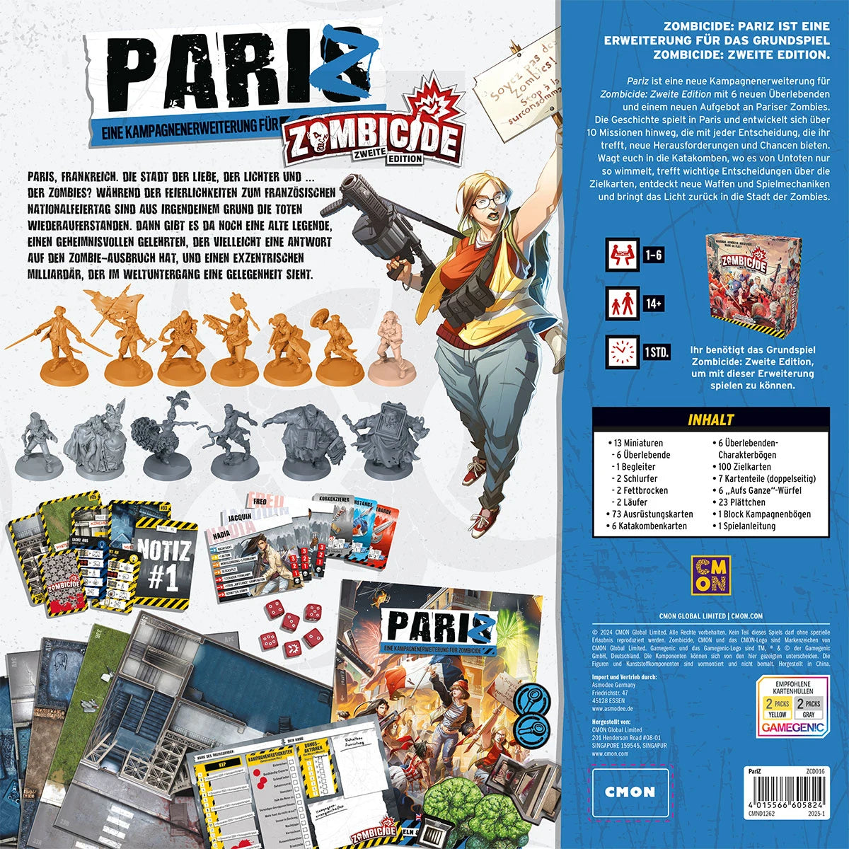 Preorder - Zombicide 2. Edition – PariZ (Erweiterung)