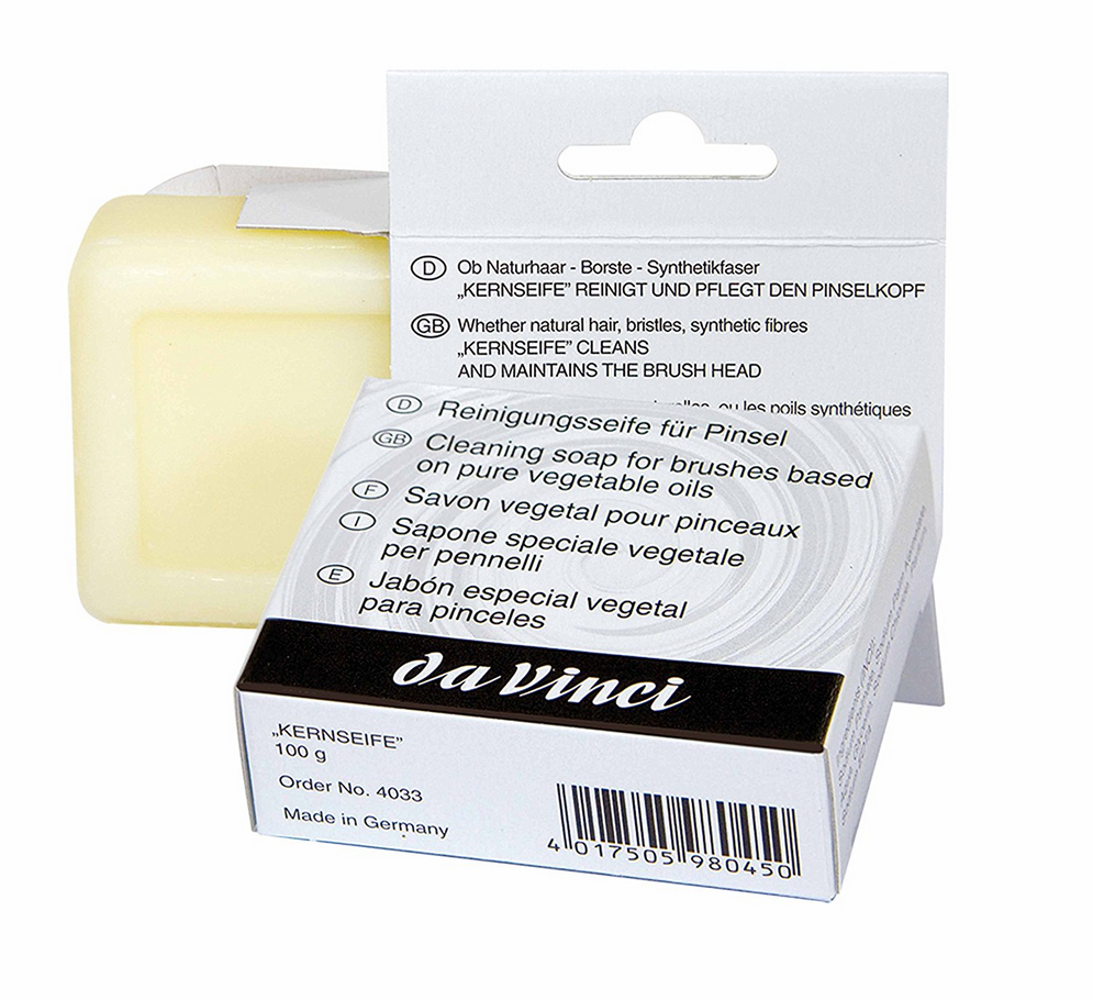 DA VINCI REINIGUNGSSEIFE FÜR PINSEL, 100 G
