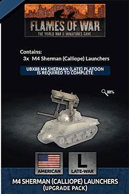M4 Sherman (Calliope) Launchers (Upgrade Pack)