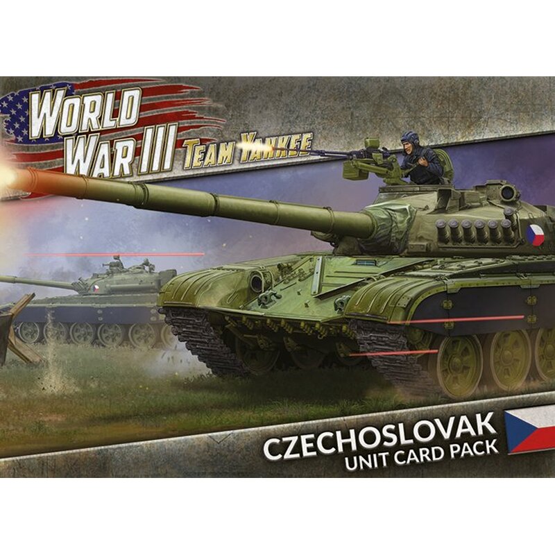 Worls War lll: Team Yankee Czechoslovak unit card pack