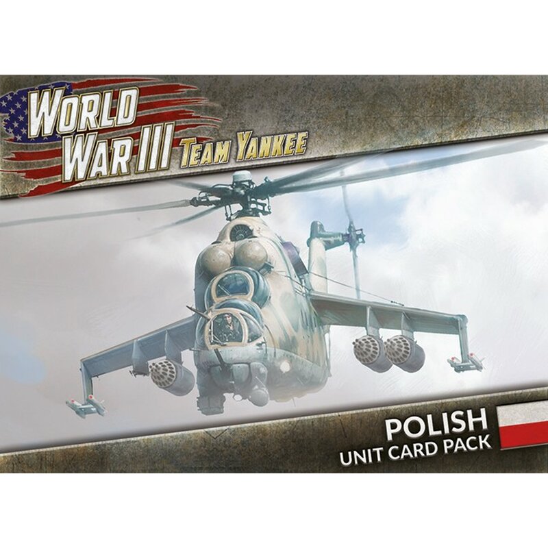 World War lll: Team Yankee Polish unit card pack