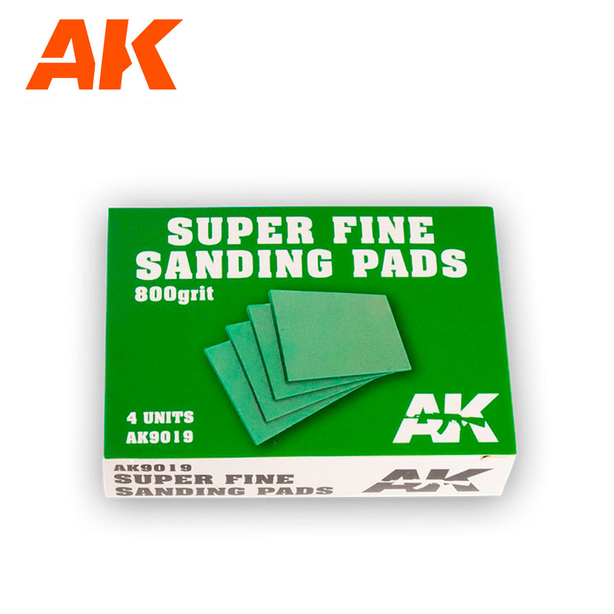 SUPER FINE SANDING PADS 800 GRIT. 4 UNITS