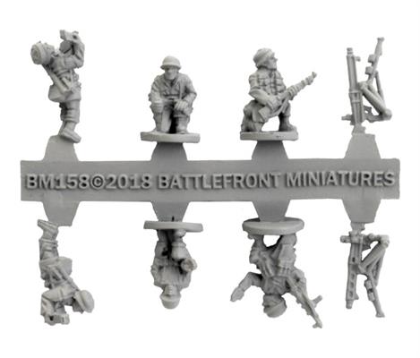 Fallschirmjager HMG Platoon (Late War x4 Guns Plastic)
