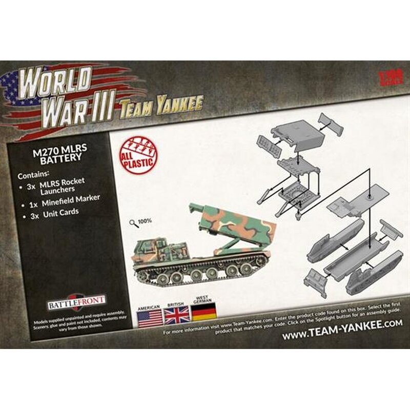 M270 MLRS Rocket Launcher Battery