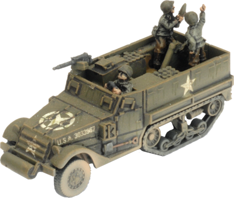 M4 81mm Armored Mortar Platoon (Late War x3 Tanks Plastic)