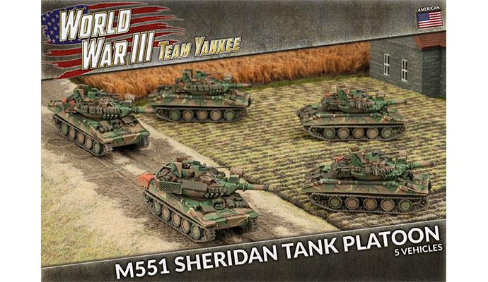 M551 Sheridan Tank Platoon (WWIII x5 Tanks)