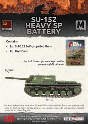 SU-152 Heavy SP Battery