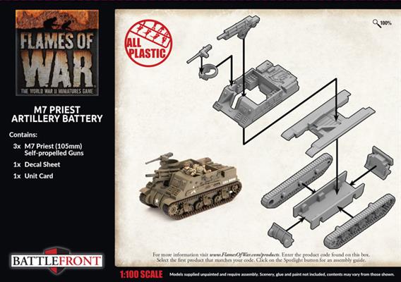 M7 Priest Artillery Battery