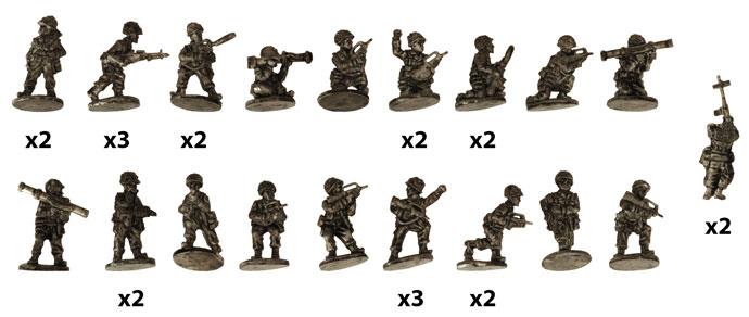 Infantry Platoon (WWIII x29 Figures)