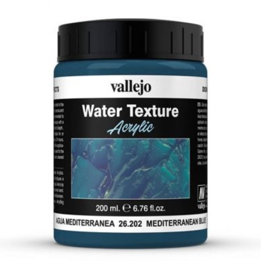 Vallejo Water Effects Meditteranean Blue 200 ml (VA26202)