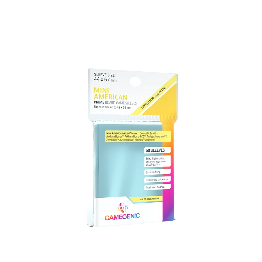 PRIME Mini American-Sized Sleeves Clear