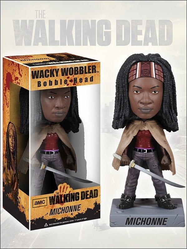 The Walking Dead: Michonne Wackelkopf Figur 17 cm