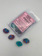 Gemini® Gel Green-Pink/blue Luminary™ Set of 10 d10s