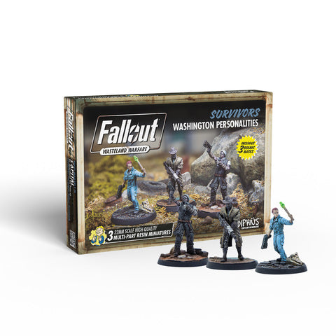 Preorder - Fallout: Wasteland Warfare - Survivors: Washington Personalities