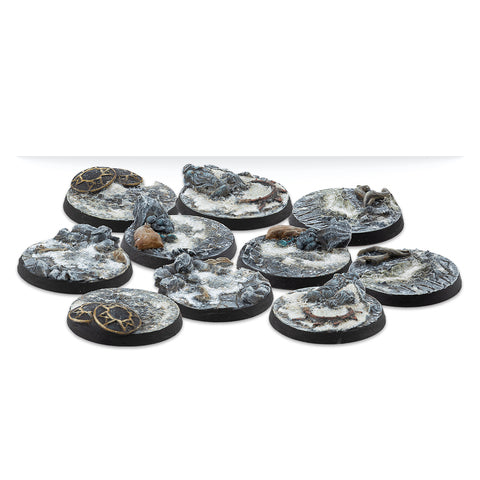 Preorde - Warcrow 30mm Northern Tribes Scenery Bases, Alpha Series