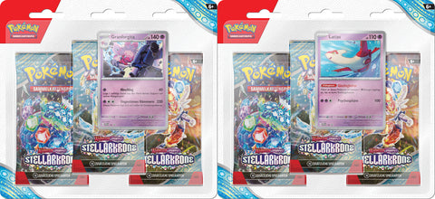 Pokemon KP07 Stellarkrone 3-Pack Blister DE