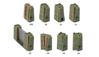 Dropbase Delta Fortress Walls (x26)