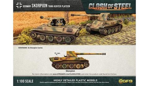 Clash of Steel Skorpion G Tank-hunter Platoon (x3 Plastic)