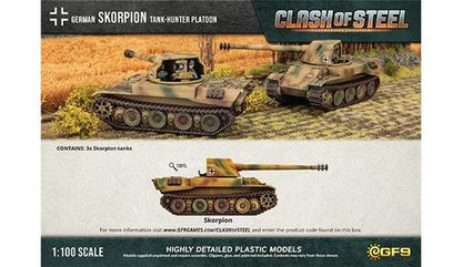 Clash of Steel Skorpion G Tank-hunter Platoon (x3 Plastic)