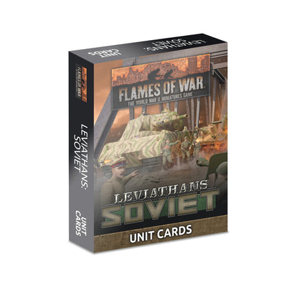 FoW Late War Leviathans: Soviet Unit Cards (41x Cards) - Limited Edition