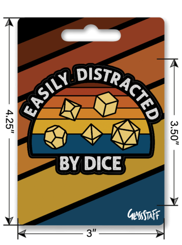 Easily Distracted Sticker