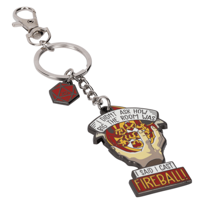 I Cast Fireball Keychain