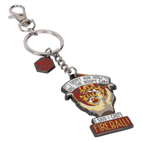 I Cast Fireball Keychain
