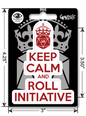 Keep calm & Roll Initiative Sticker