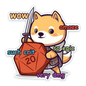 Much Crit Sticker