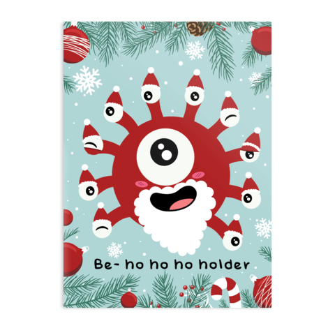 Behohoholder Greeting Card