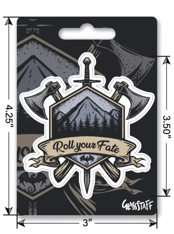 Roll Your Fate Sticker