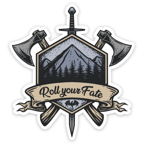 Roll Your Fate Sticker