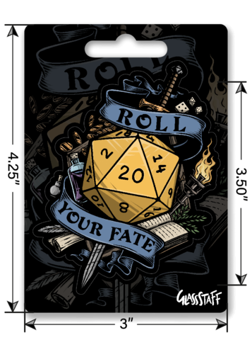 Roll Your Fate 2 Sticker