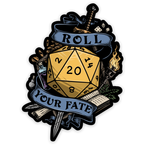 Roll Your Fate 2 Sticker