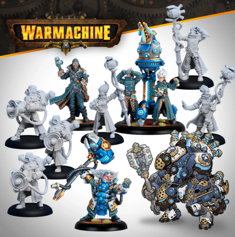 Warmachine: Cygnar Storm Forge Command Cadre