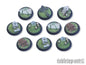 Undead Ground Bases - 30mm Round Lip (10)