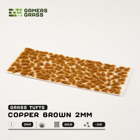 Copper Brown 2mm Tufts