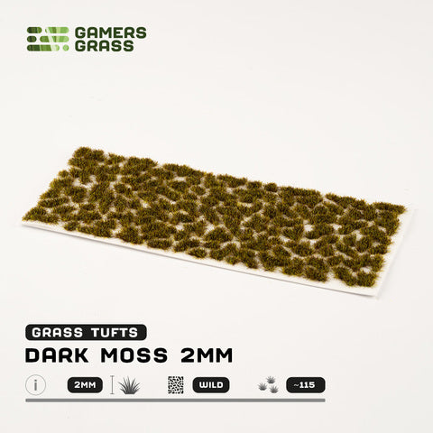 Dark Moss 2mm Tufts