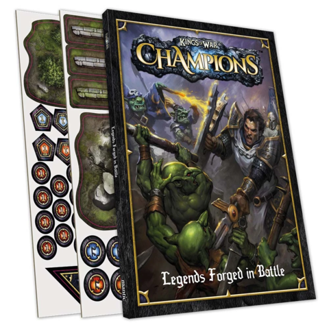 Preorder - Kings of Wars Champions Rulebook & Tokens
